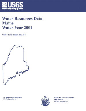 2001 Annual Data Report Cover